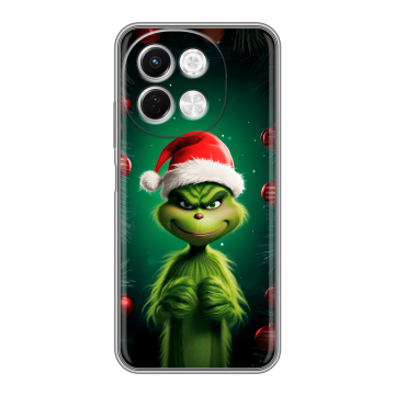 Силиконовый чехол на Tecno Spark 30 5G с принтом Гринч Новый год Рождество Силиконовый чехол на Tecno Spark 30 5G с принтом Гринч Новый год Рождество