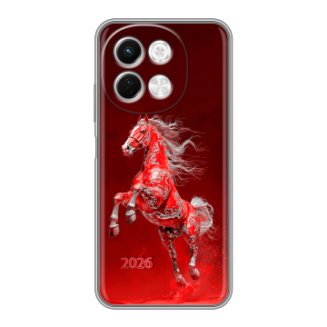Силиконовый чехол на Tecno Spark 30 5G с принтом Новый год Силиконовый чехол на Tecno Spark 30 5G с принтом Новый год