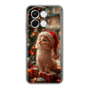Силиконовый чехол на Tecno Spark 30 5G с принтом Новый год Силиконовый чехол на Tecno Spark 30 5G с принтом Новый год