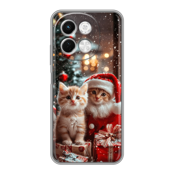 Силиконовый чехол на Tecno Spark 30 5G с принтом Новый год Силиконовый чехол на Tecno Spark 30 5G с принтом Новый год