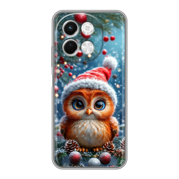 Силиконовый чехол на Tecno Spark 30 5G с принтом Новый год