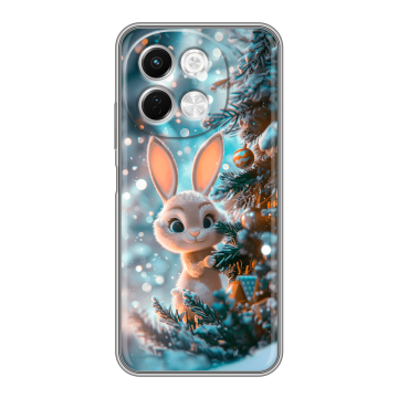 Силиконовый чехол на Tecno Spark 30 5G с принтом Новый год