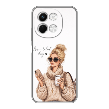 Силиконовый чехол на Tecno Spark 30 5G с принтом женский Силиконовый чехол на Tecno Spark 30 5G с принтом женский