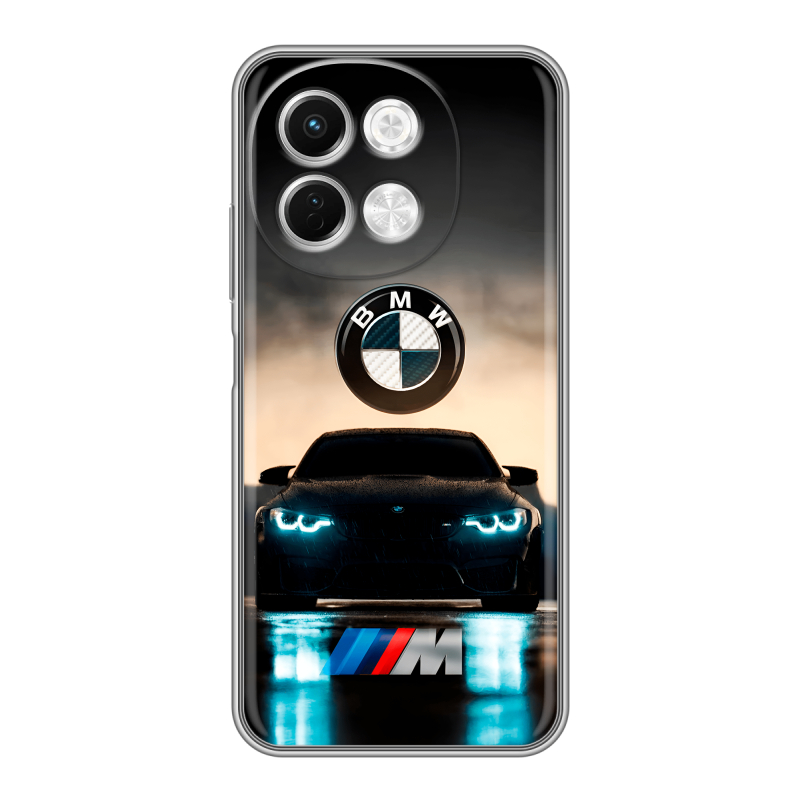 Силиконовый чехол на Tecno Spark 30 5G с принтом БМВ BMW Силиконовый чехол на Tecno Spark 30 5G с принтом БМВ BMW