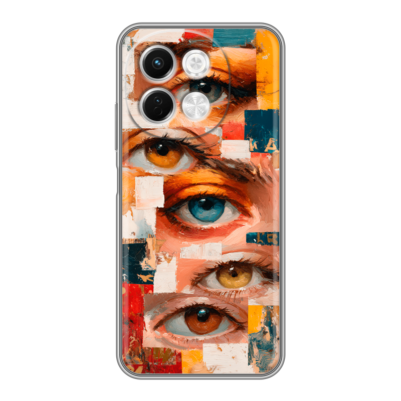 Силиконовый чехол на Tecno Spark 30 5G с принтом Модный принт Силиконовый чехол на Tecno Spark 30 5G с принтом Модный принт