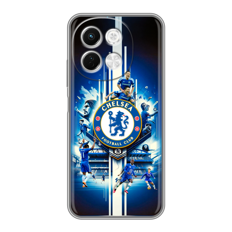Силиконовый чехол на Tecno Spark 30 5G с принтом Chelsea Челси Силиконовый чехол на Tecno Spark 30 5G с принтом Chelsea Челси