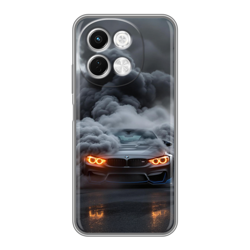 Силиконовый чехол на Tecno Spark 30 5G с принтом BMW БМВ Силиконовый чехол на Tecno Spark 30 5G с принтом BMW БМВ
