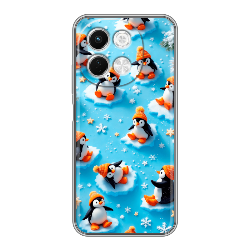 Силиконовый чехол на Tecno Spark 30 5G с принтом Новый год Силиконовый чехол на Tecno Spark 30 5G с принтом Новый год