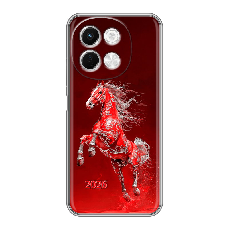 Силиконовый чехол на Tecno Spark 30 5G с принтом Новый год Силиконовый чехол на Tecno Spark 30 5G с принтом Новый год