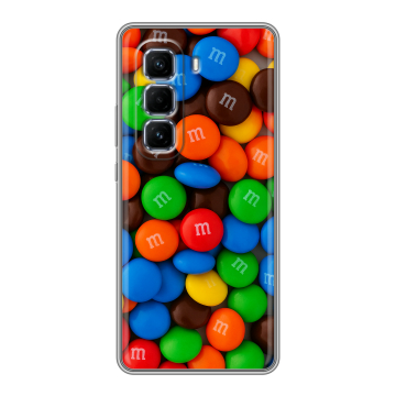 Силиконовый чехол на Infinix Hot 50 Pro Plus с принтом Конфеты Силиконовый чехол на Infinix Hot 50 Pro Plus с принтом Конфеты