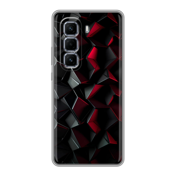 Силиконовый чехол на Infinix Hot 50 Pro Plus с принтом Абстракция