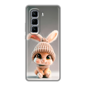 Силиконовый чехол на Infinix Hot 50 Pro Plus с принтом Кролик Силиконовый чехол на Infinix Hot 50 Pro Plus с принтом Кролик