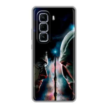 Силиконовый чехол на Infinix Hot 50 Pro Plus с принтом Гарри Поттер Harry Potter