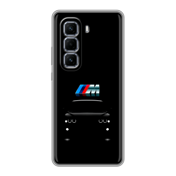 Силиконовый чехол на Infinix Hot 50 Pro Plus с принтом БМВ BMW Силиконовый чехол на Infinix Hot 50 Pro Plus с принтом БМВ BMW