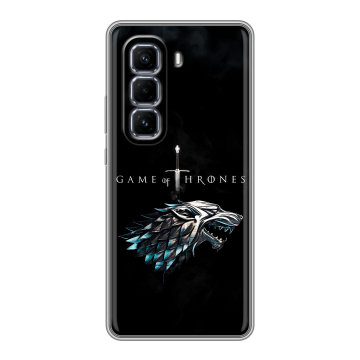 Силиконовый чехол на Infinix Hot 50 Pro Plus с принтом Игра Престолов Game Thrones