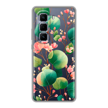 Силиконовый чехол на Infinix Hot 50 Pro Plus с принтом женский