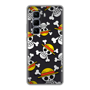 Силиконовый чехол на Infinix Hot 50 Pro Plus с принтом One Piece Ван Пис