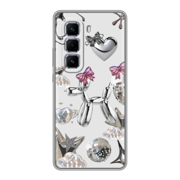 Силиконовый чехол на Infinix Hot 50 Pro Plus с принтом Y2K