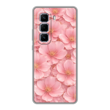 Силиконовый чехол на Infinix Hot 50 Pro Plus с принтом женский