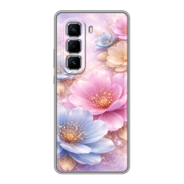 Силиконовый чехол на Infinix Hot 50 Pro Plus с принтом женский