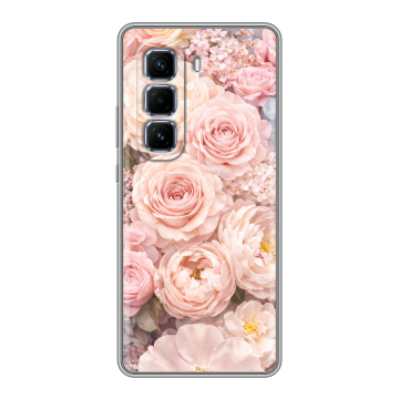 Силиконовый чехол на Infinix Hot 50 Pro Plus с принтом женский