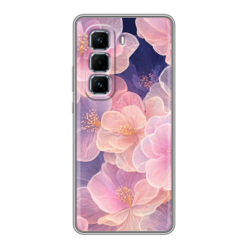 Силиконовый чехол на Infinix Hot 50 Pro Plus с принтом женский