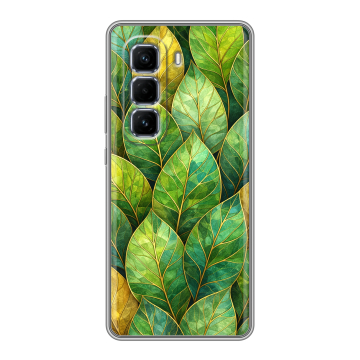 Силиконовый чехол на Infinix Hot 50 Pro Plus с принтом женский