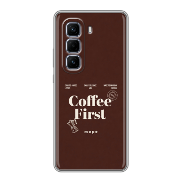 Силиконовый чехол на Infinix Hot 50 Pro Plus с принтом женский