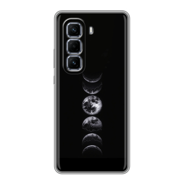 Силиконовый чехол на Infinix Hot 50 Pro Plus с принтом женский