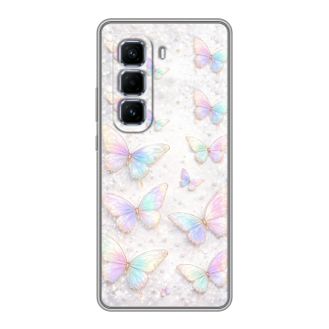 Силиконовый чехол на Infinix Hot 50 Pro Plus с принтом женский