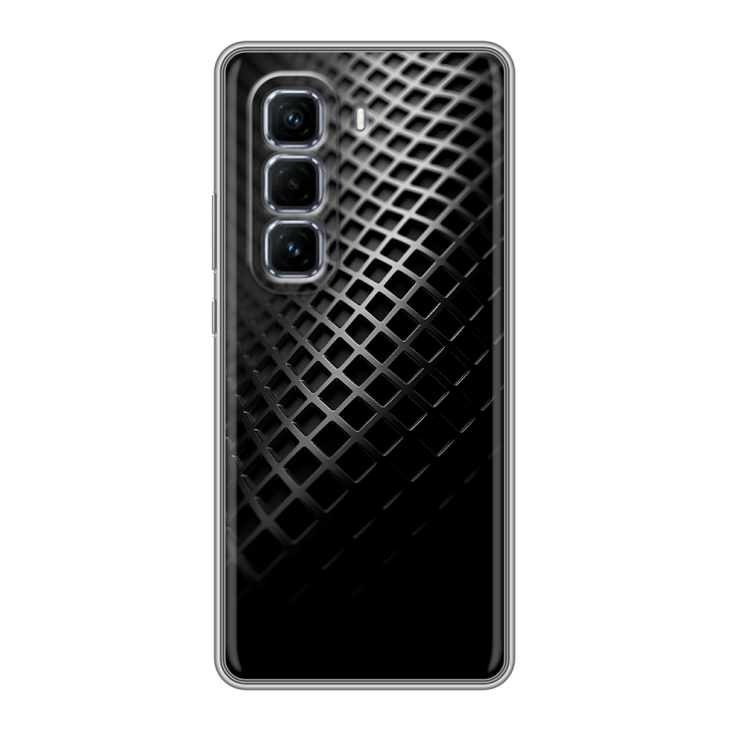 Силиконовый чехол на Infinix Hot 50 Pro Plus с принтом Текстура металла Силиконовый чехол на Infinix Hot 50 Pro Plus с принтом Текстура металла