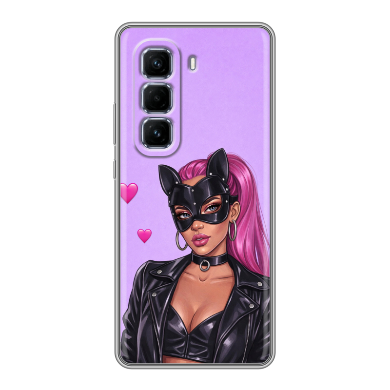 Силиконовый чехол на Infinix Hot 50 Pro Plus с принтом женский Силиконовый чехол на Infinix Hot 50 Pro Plus с принтом женский