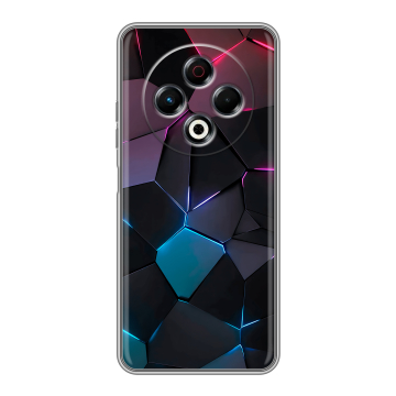 Силиконовый чехол на Tecno Spark 30 4G с принтом Геометрия неона Силиконовый чехол на Tecno Spark 30 4G с принтом Геометрия неона