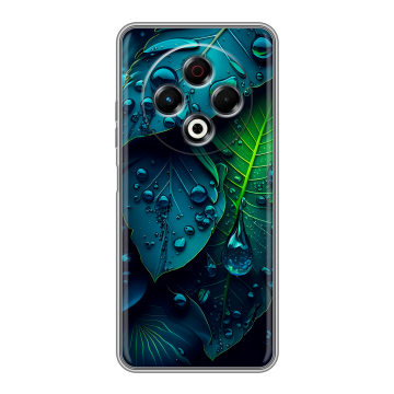 Силиконовый чехол на Tecno Spark 30 4G с принтом Листья Силиконовый чехол на Tecno Spark 30 4G с принтом Листья