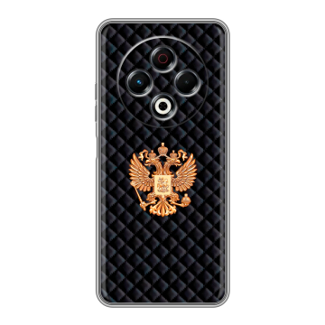 Силиконовый чехол на Tecno Spark 30 4G с принтом Герб России принт