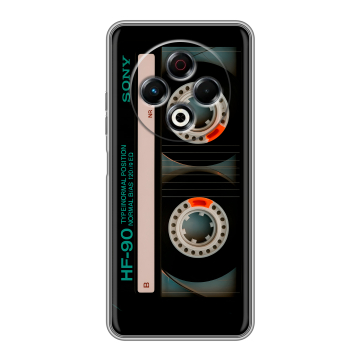 Силиконовый чехол на Tecno Spark 30 4G с принтом Кассета