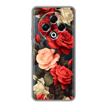 Силиконовый чехол на Tecno Spark 30 4G с принтом Розы Силиконовый чехол на Tecno Spark 30 4G с принтом Розы