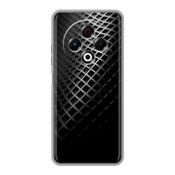 Силиконовый чехол на Tecno Spark 30 4G с принтом Текстура металла