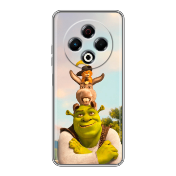 Силиконовый чехол на Tecno Spark 30 4G с принтом Шрек Shrek
