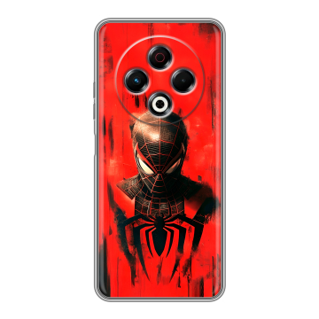 Силиконовый чехол на Tecno Spark 30 4G с принтом человек паук spiderman