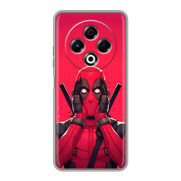 Силиконовый чехол на Tecno Spark 30 4G с принтом Дедпул Deadpool Силиконовый чехол на Tecno Spark 30 4G с принтом Дедпул Deadpool