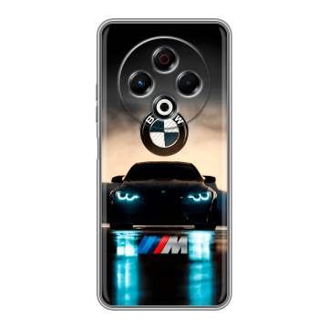 Силиконовый чехол на Tecno Spark 30 4G с принтом БМВ BMW