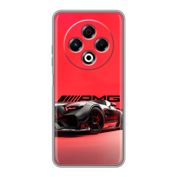 Силиконовый чехол на Tecno Spark 30 4G с принтом Мерседес Mercedes AMG