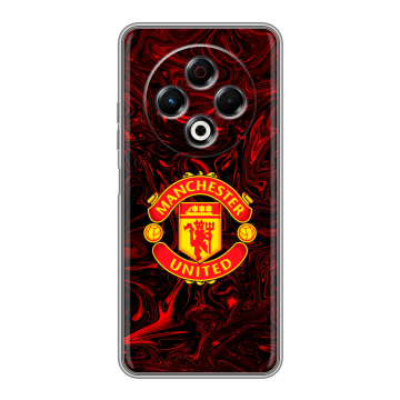 Силиконовый чехол на Tecno Spark 30 4G с принтом Manchester United