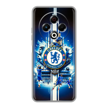 Силиконовый чехол на Tecno Spark 30 4G с принтом Chelsea Челси