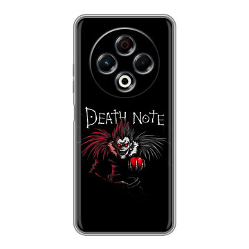 Силиконовый чехол на Tecno Spark 30 4G с принтом Death note Тетрадь смерти