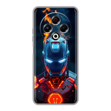 Силиконовый чехол на Tecno Spark 30 4G с принтом IronMan Железный человек Силиконовый чехол на Tecno Spark 30 4G с принтом IronMan Железный человек