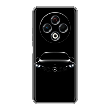 Силиконовый чехол на Tecno Spark 30 4G с принтом Mercedes Мерседес