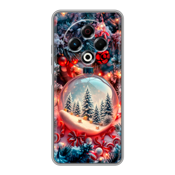 Силиконовый чехол на Tecno Spark 30 4G с принтом Новый год
