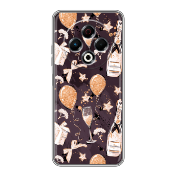 Силиконовый чехол на Tecno Spark 30 4G с принтом Новый год